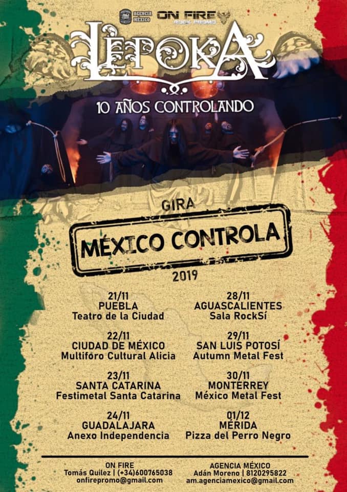 Gira Mexico Controla 2019 de Lèpoka
