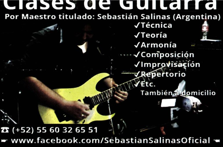 Clases de guitarra con Sebastián Salinas