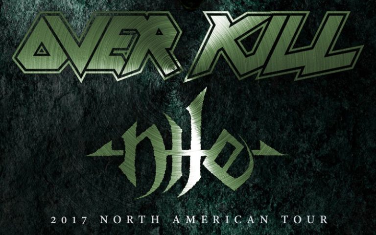 Tour estounidense de Overkill y Nile en el 2017
