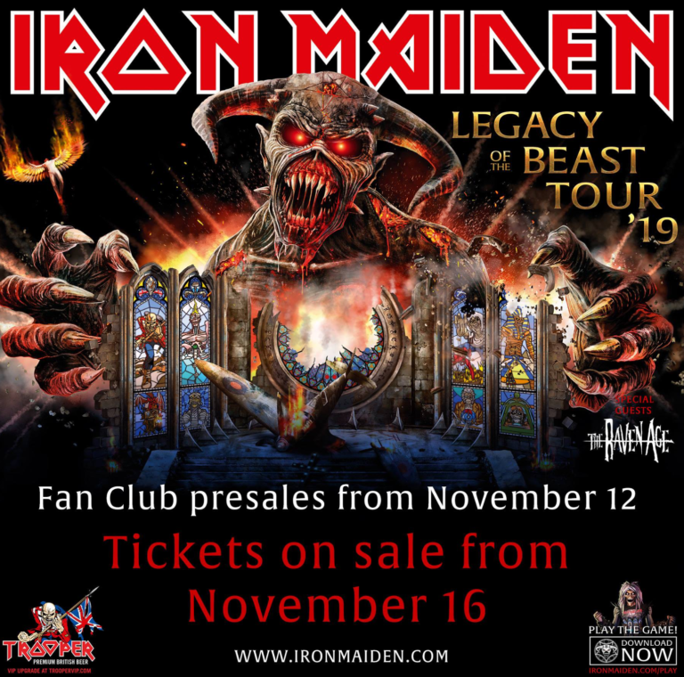 Iron Maiden vuelve a México, Brazil, Argentina y Chile en 2019