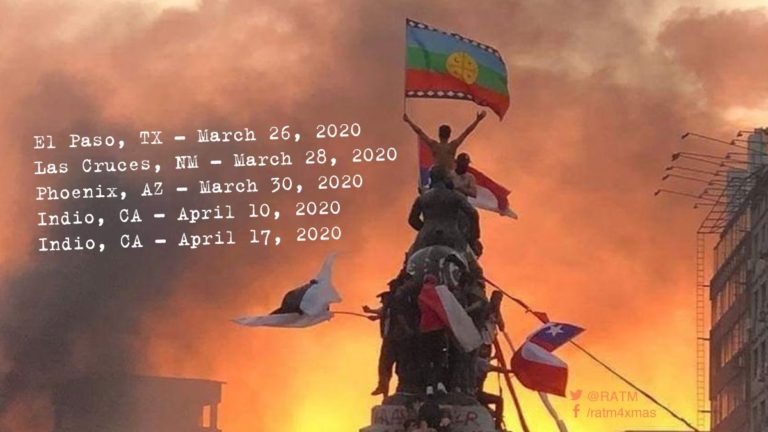 RAGE AGAINST THE MACHINE anuncia reunión en 2020