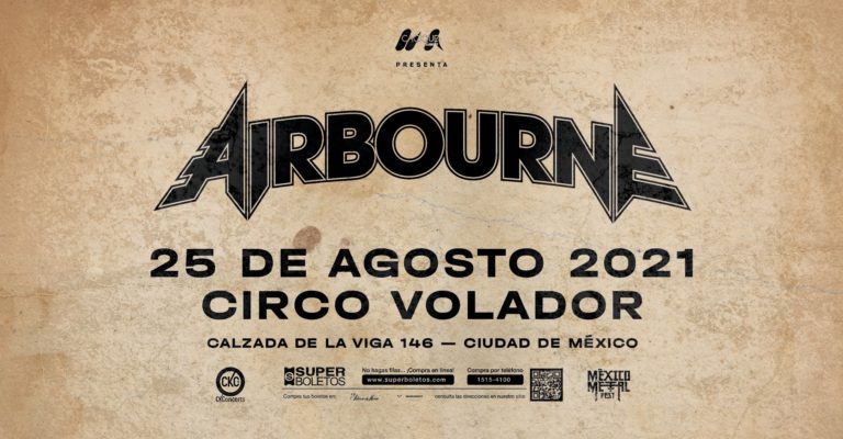 AIRBOURNE en CDMX 2021 [CANCELADO]