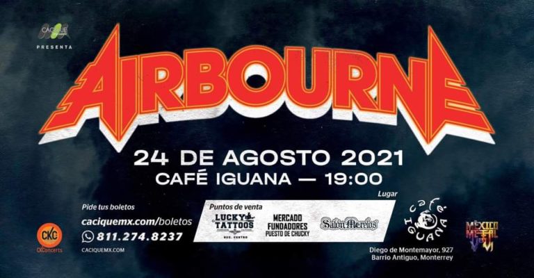 AIRBOURNE en Monterrey 2021 [CANCELADO]