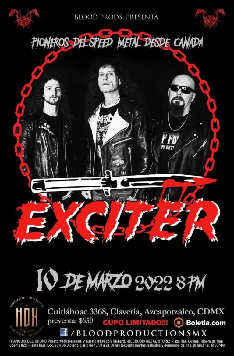 EXCITER en la Ciudad México 2022