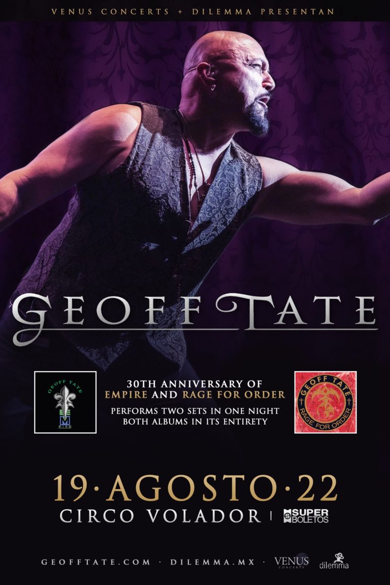 [CANCELADO] GEOFF TATE en Ciudad de México 2022 [CANCELADO]