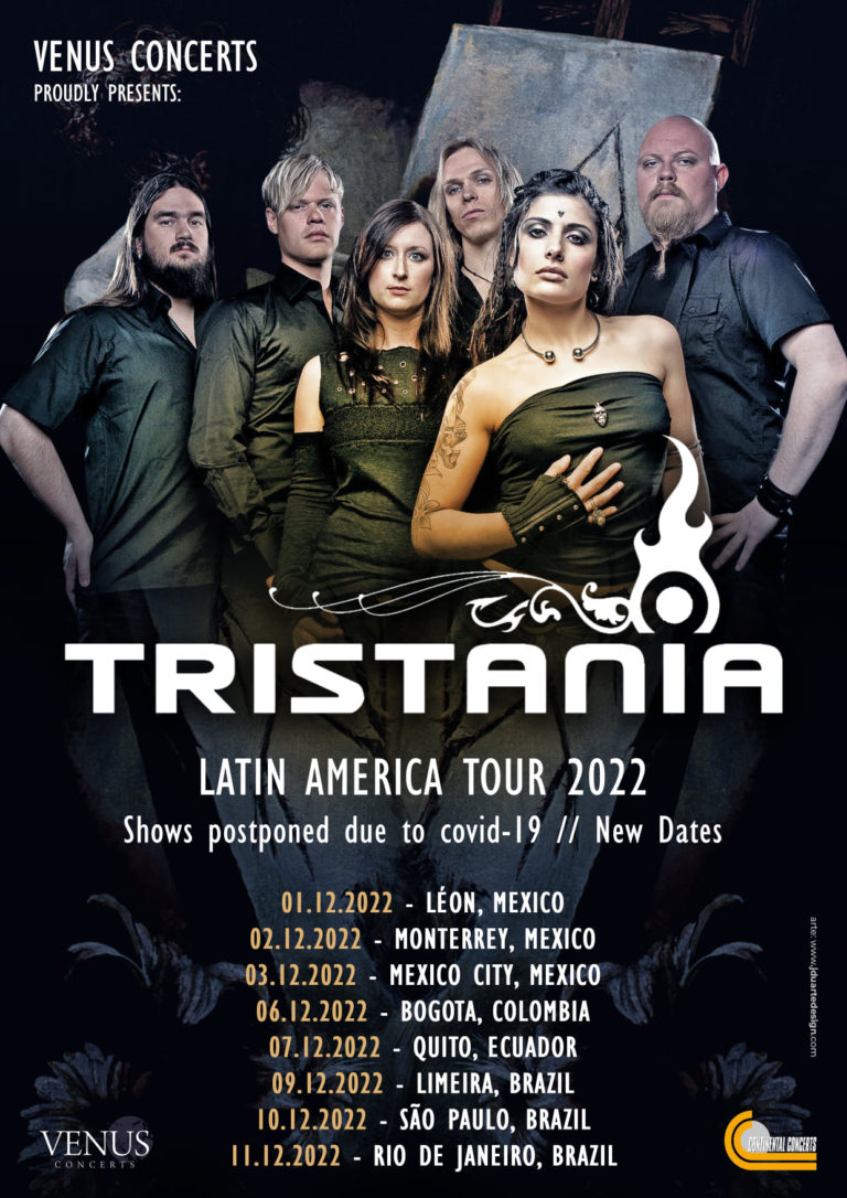 TRISTANIA México y Latinoamérica Tour 2022