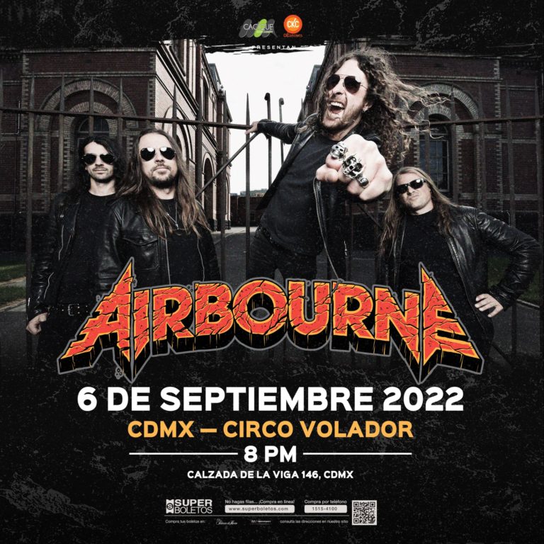 AIRBOURNE en México – World Tour 2022