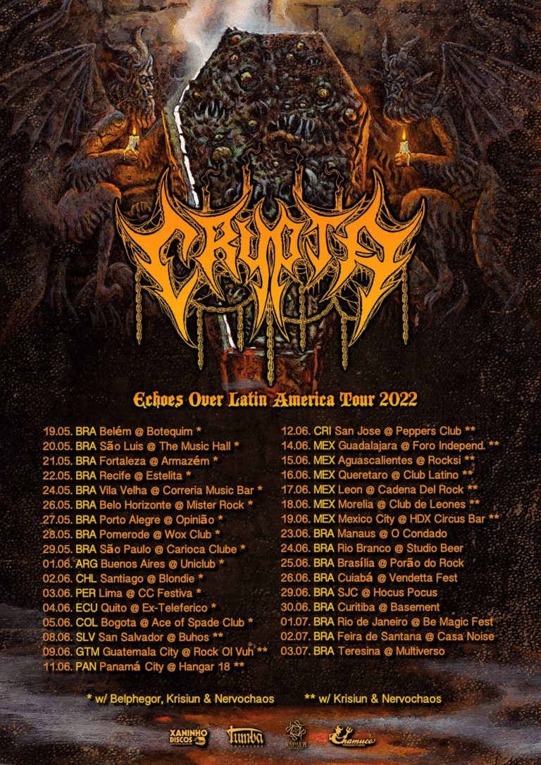 [POSPUESTO] – CRYPTA – Echoes Over Latin America Tour 2022