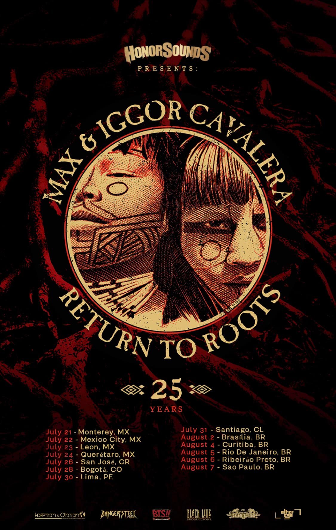 MAX & IGGOR CAVALERA Return to Roots 25 Anniversary Tour México y