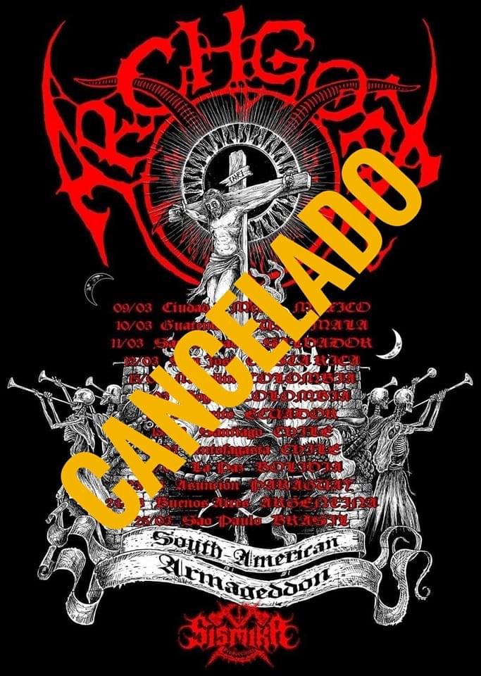 [CANCELADO] ARCHGOAT en México y Latinoamérica: South American Armageddon