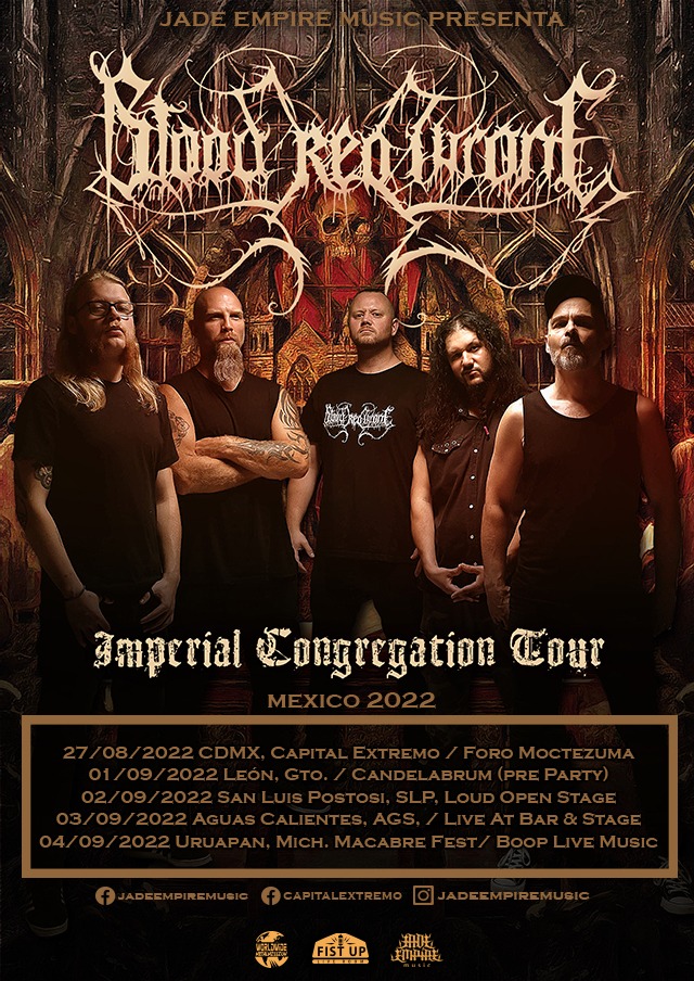 BLOOD RED THRONE: Imperial Congregation Tour México 2022