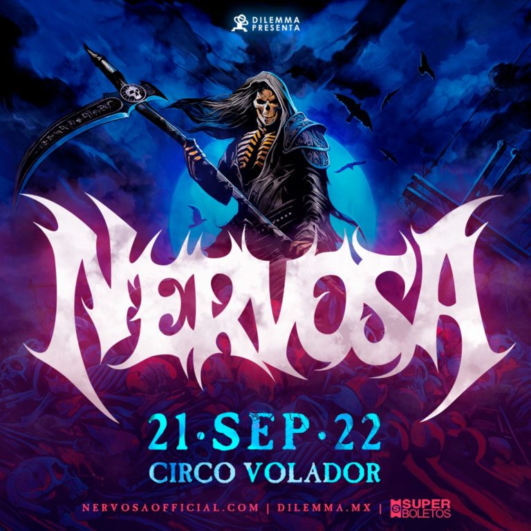 NERVOSA en el Circo Volador de la CDMX – 2022