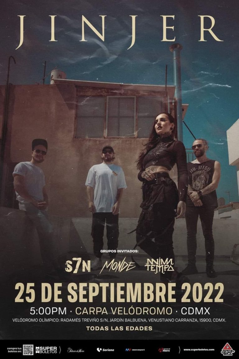 JINJER en concierto en la CDMX 2022