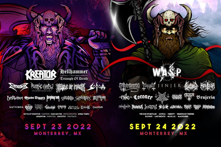 Horarios de las bandas por día y toda la información del MÉXICO METAL FEST V y VI, 2022