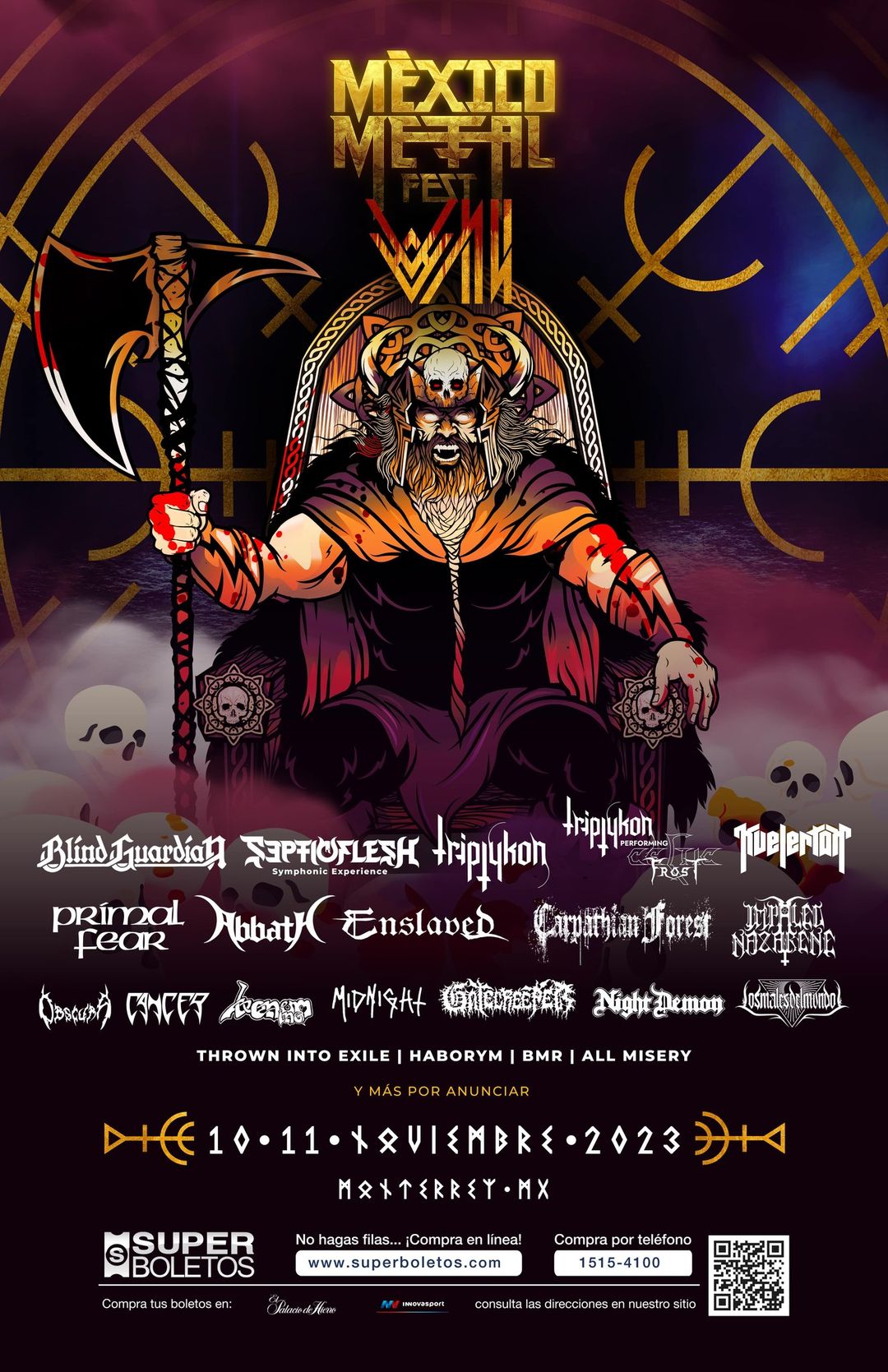 México Metal Fest Vii Monterrey Nuevo León Cartel Fechas Metaltowernet 4812