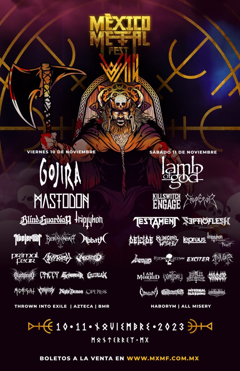 México Metal Fest VII – Monterrey, Nuevo León, Cartel, Fechas
