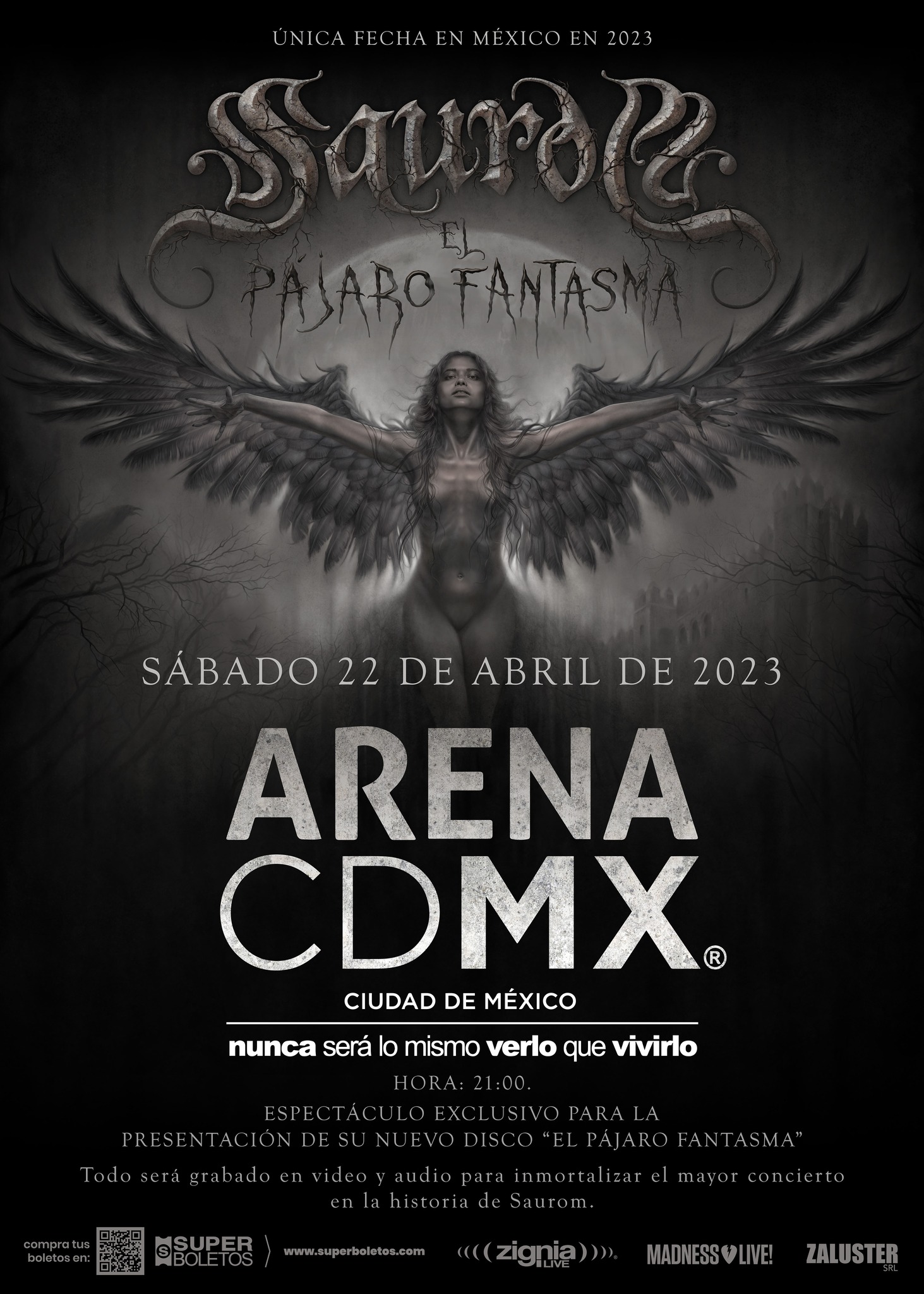 Saurom En Vivo En La Arena Cdmx 2023 Metaltowernet 