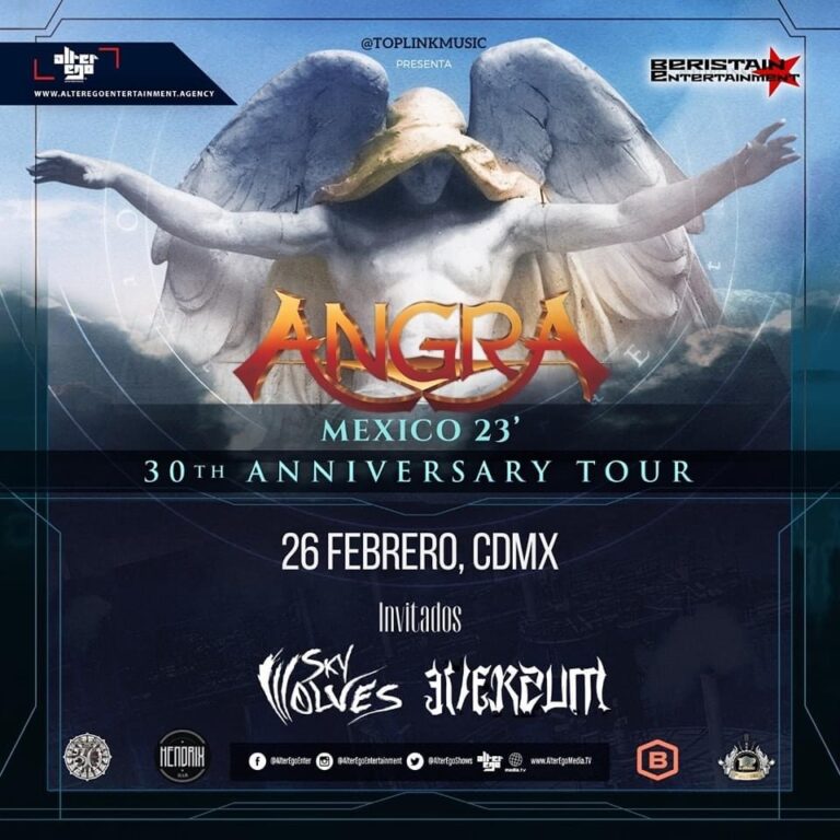 ANGRA México 2023 – 30TH Anniversary Tour