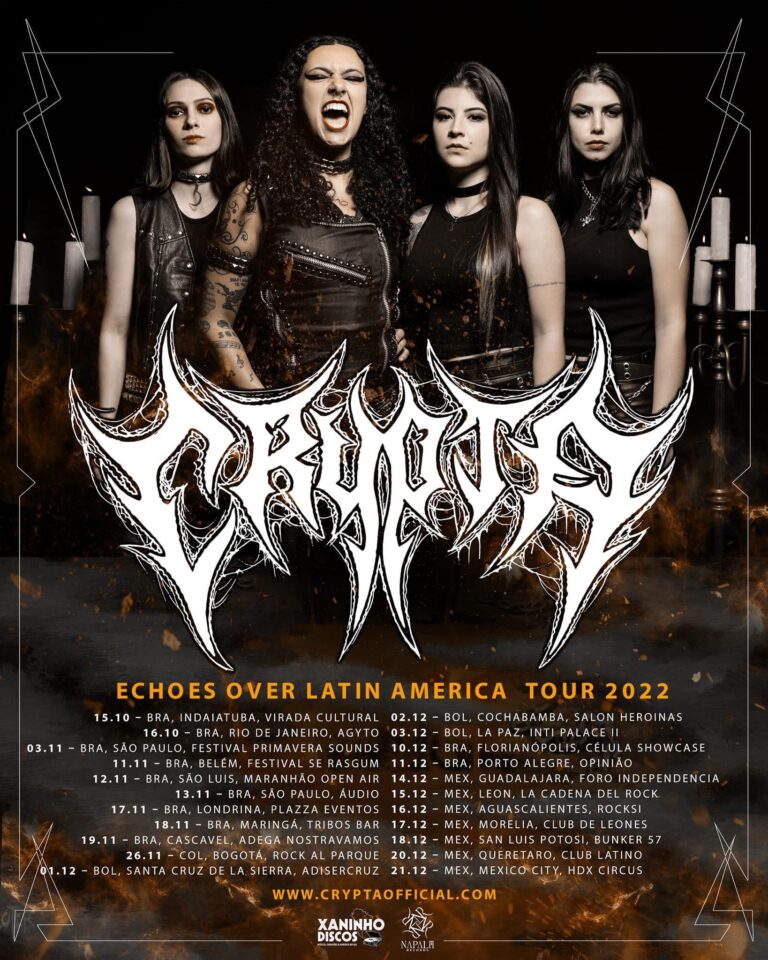 CRYPTA – Echoes Over Latin America Tour 2022