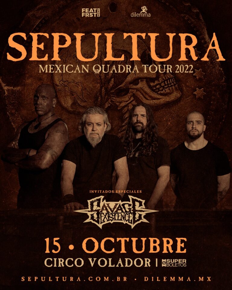 SEPULTURA en México Circo Volador 2022