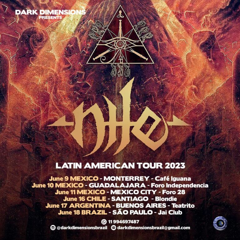 NILE – Mexico & Latin American Tour 2023