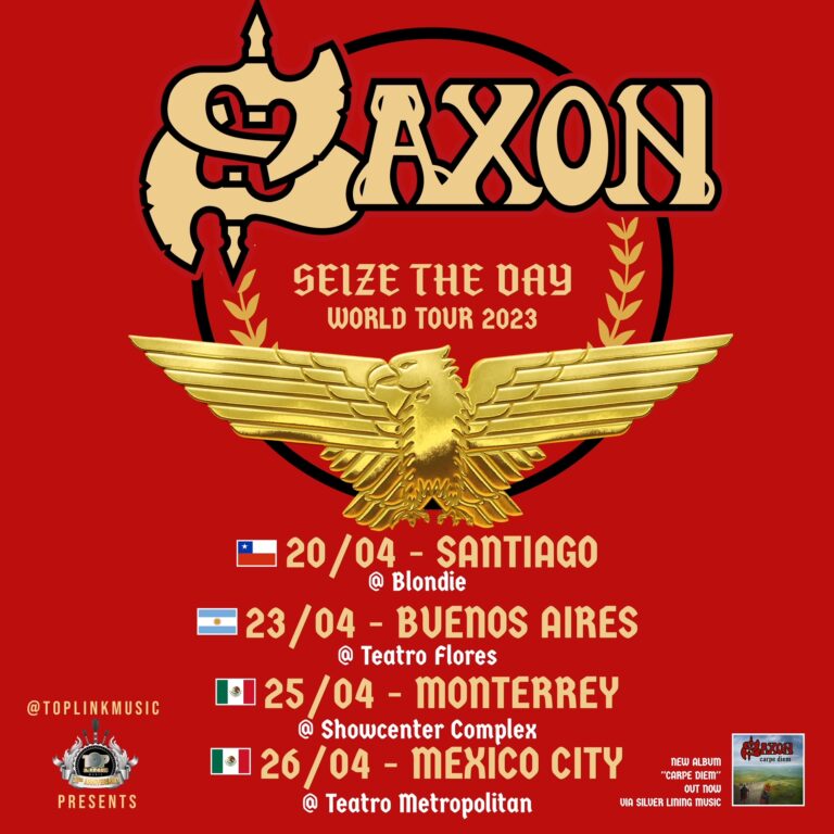 [CANCELADO] SAXON – Seize the Day World Tour 2023