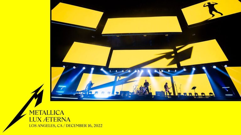 METALLICA estrena video de su nuevo sencillo Lux Æterna en vivo en Los Ángeles California