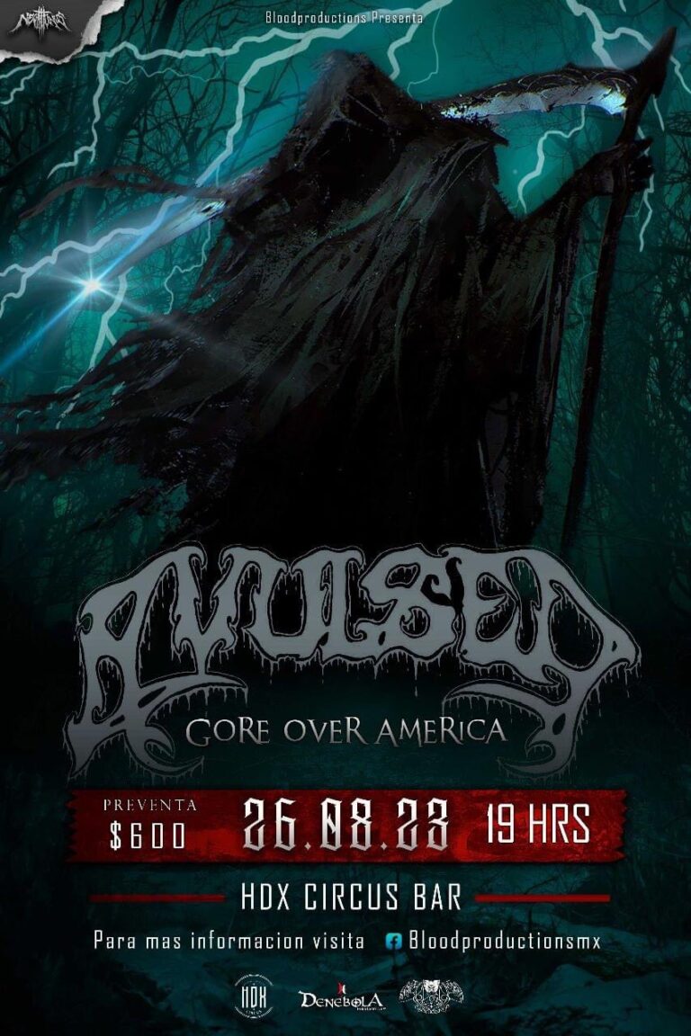 AVULSED en vivo en CDMX, México 2023 [CANCELADO]