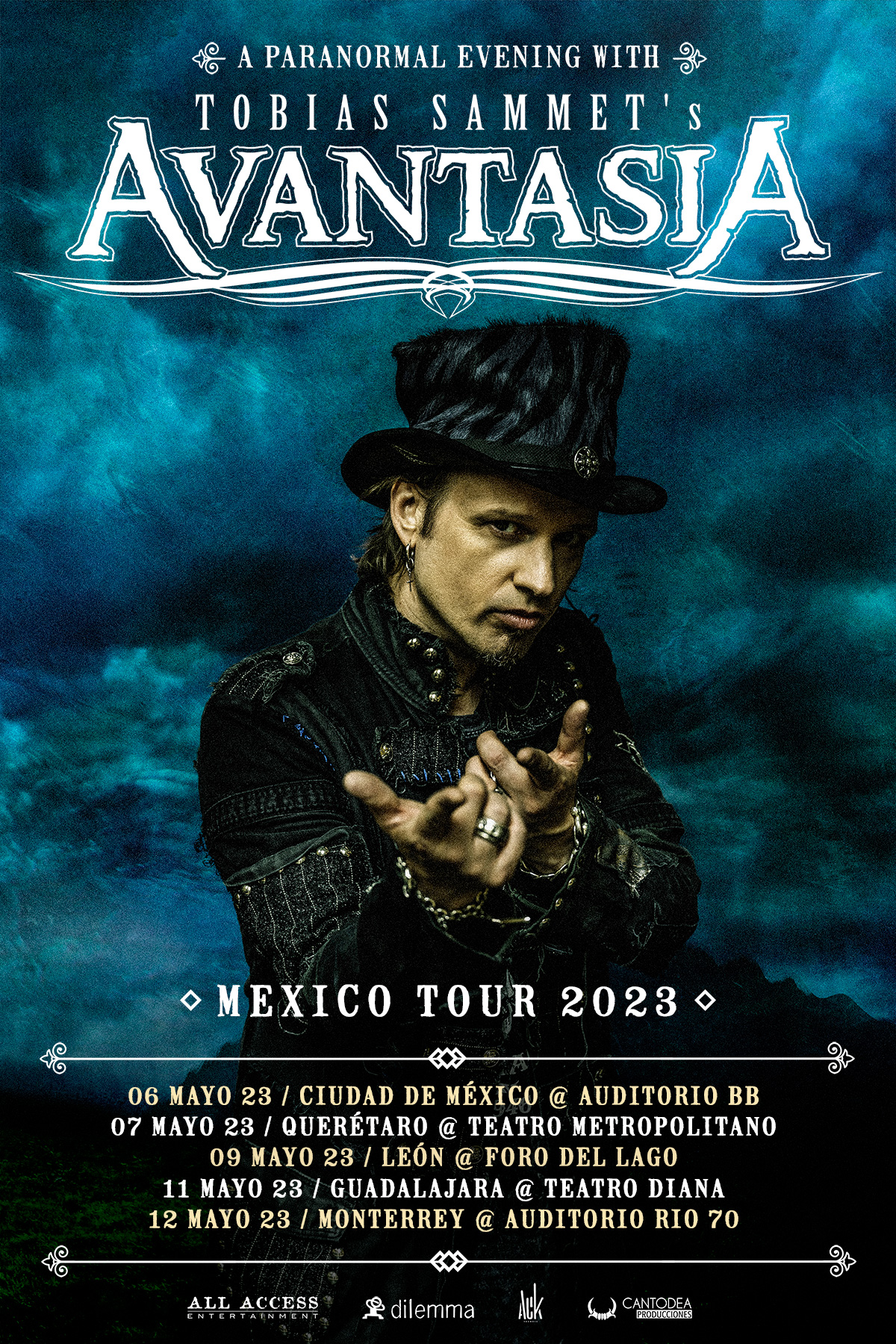 A Paranormal Evening With AVANTASIA Mexico Tour 2023