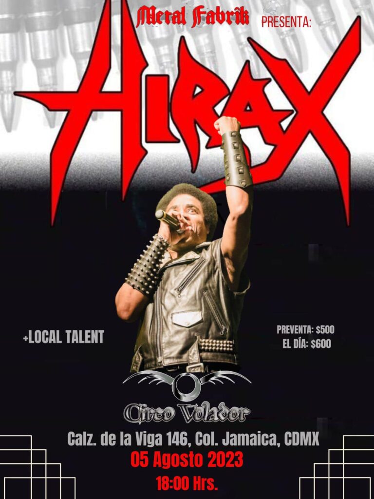 HIRAX en vivo en CDMX 2023