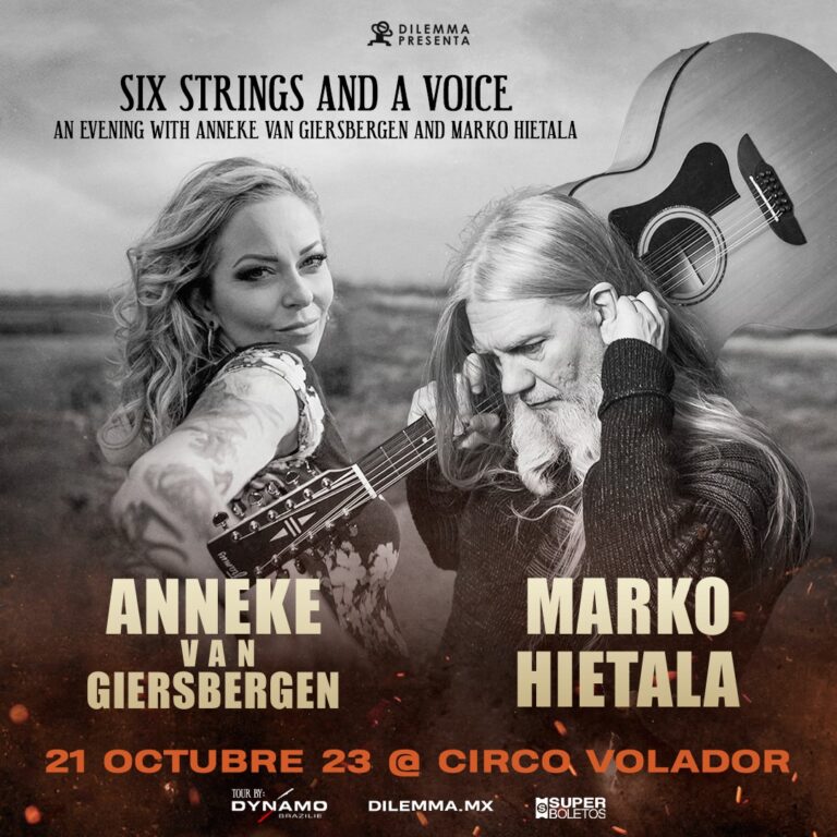 Six Strings and a Voice: Anneke Van Giersbergen y Marko Hietala en Ciudad de México 2023
