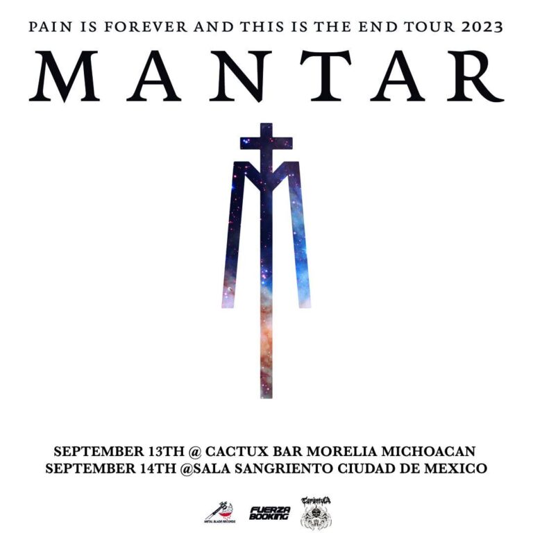 MANTAR: Pain is Forever and this is the End Tour 2023 Mexico