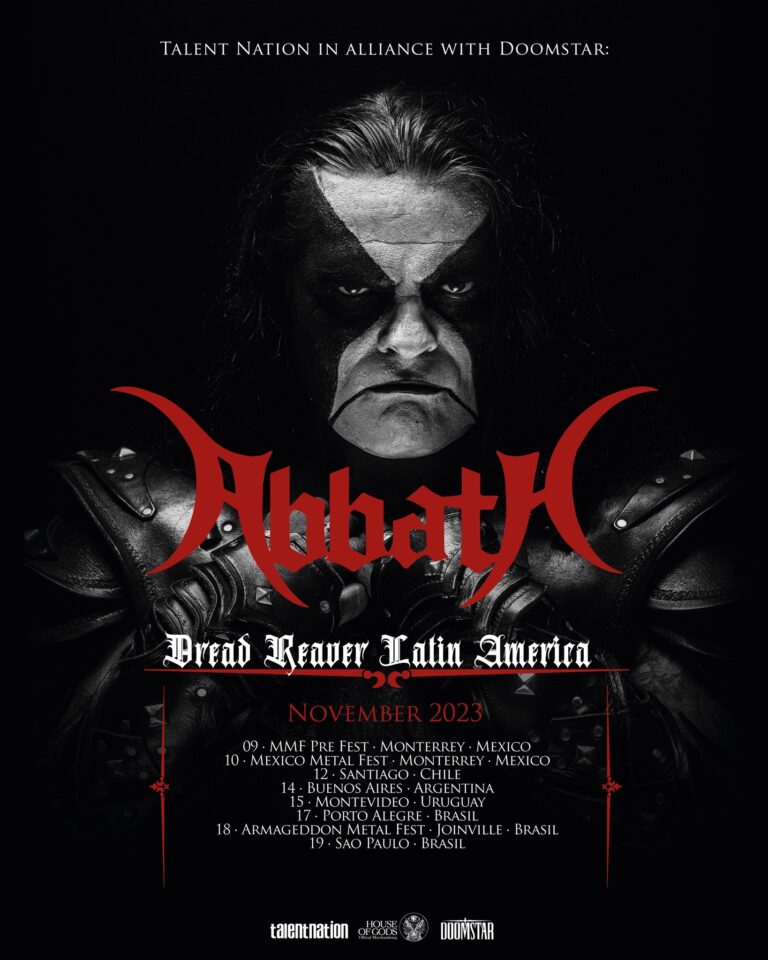 ABBATH Dread Reaver Latin America 2023 Tour