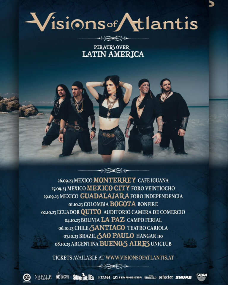 VISIONS OF ATLANTIS Gira México y Sudamerica – Pirates Over Latin America 2023