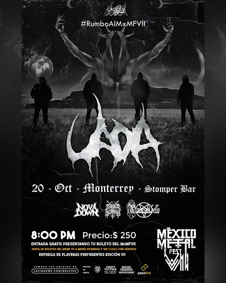 UADA en Monterrey – Rumbo al Mexico Metal Fest VII