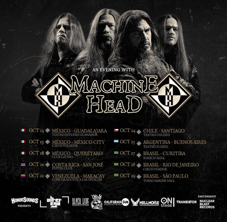 An Evening with MACHINE HEAD México y Latinoamérica 2023