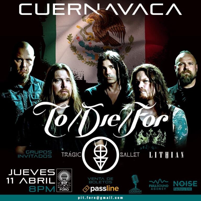 TO/DIE/FOR en Cuernavaca, Boletos, Bandas invitadas