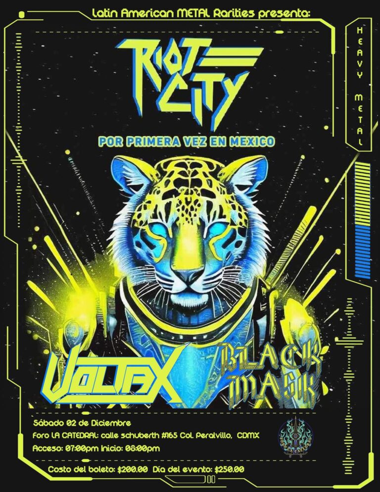 RIOT CITY, VOLTAX, BLACK MASK en CDMX 2023 [SOLD OUT]