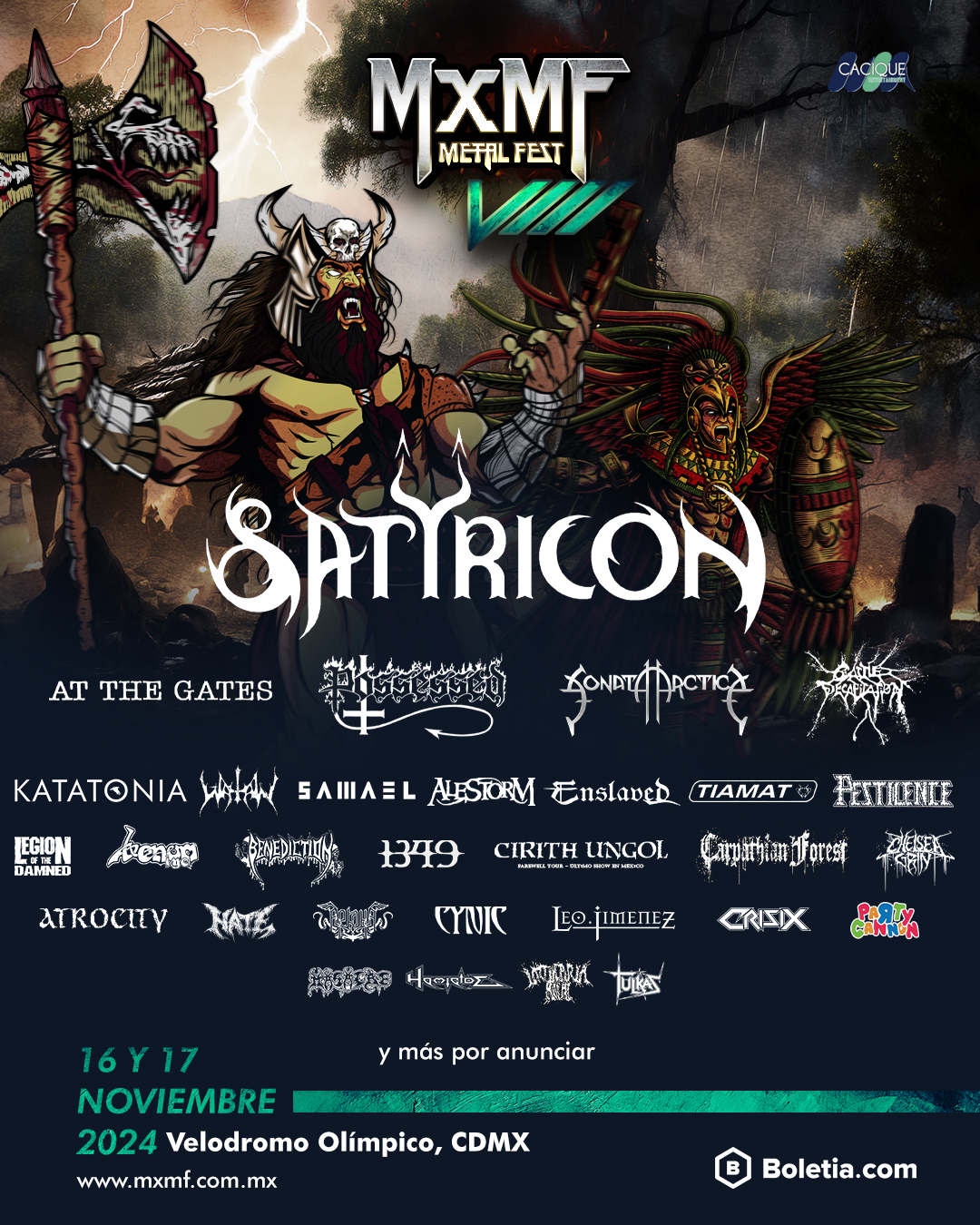 MXMF Metal Fest VIII 2024, bandas confirmadas, precios y venta de