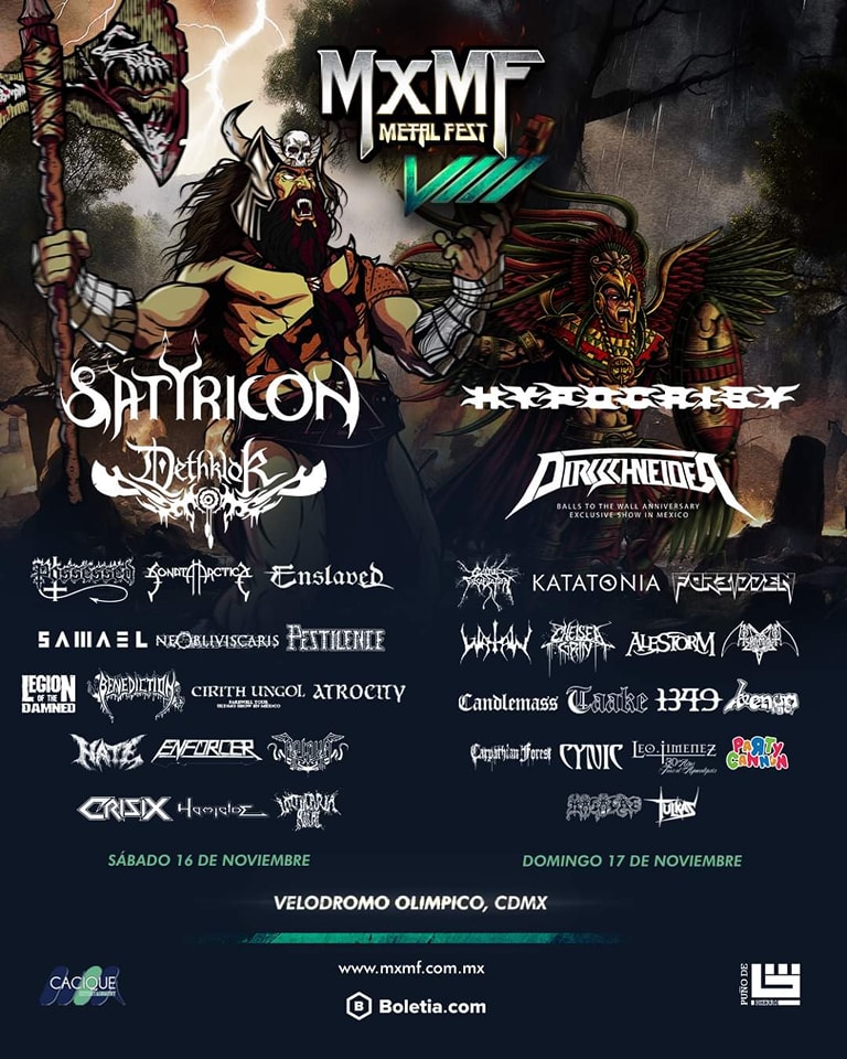 MXMF Metal Fest VIII – 2024, bandas confirmadas, precios y venta de boletos