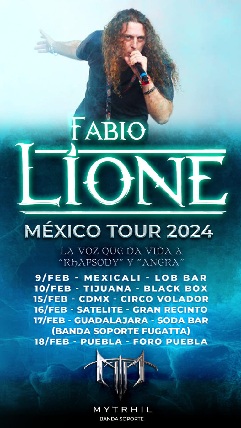 Fabio Lione México Tour 2024