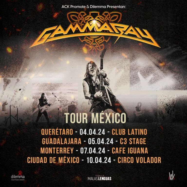 Gamma Ray concierto CDMX 2024