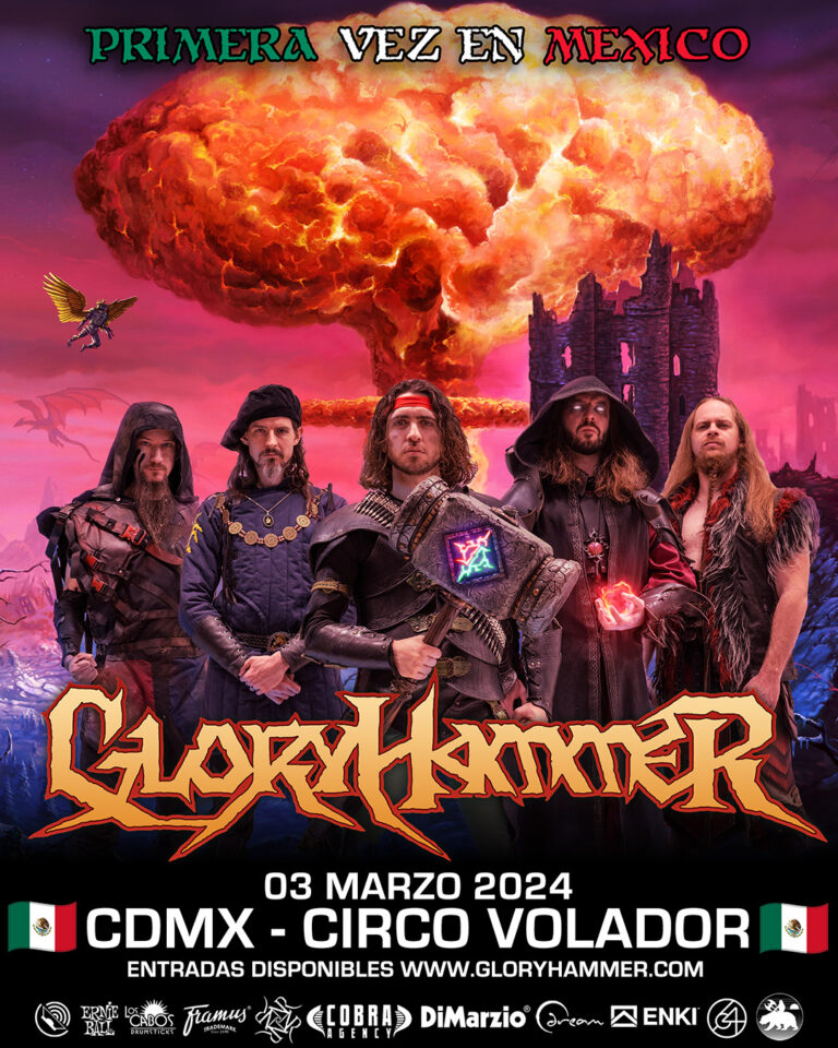 GLORYHAMMER en México 2024 – Glory and the Beast Tour