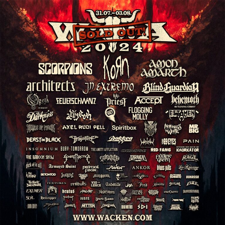 WACKEN OPEN AIR 2024, Schleswig-Holstein, Alemania: Boletos, Bandas