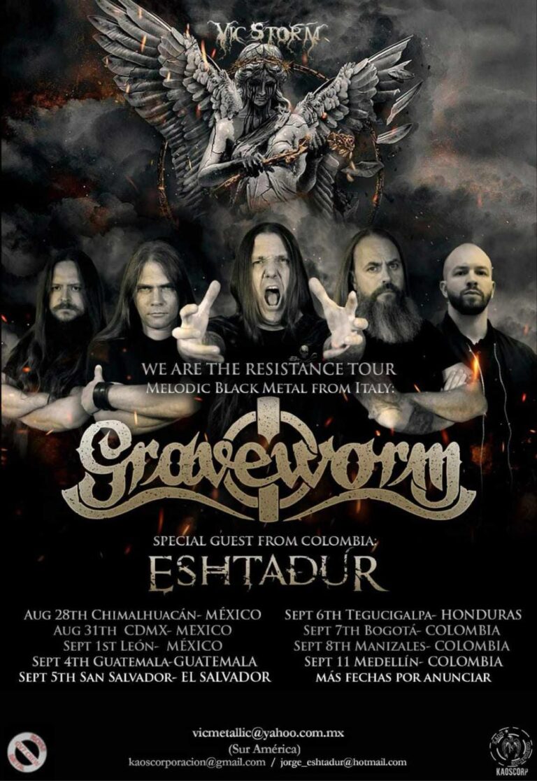GRAVEWORM y ESHTADUR Resistance Tour México 2024