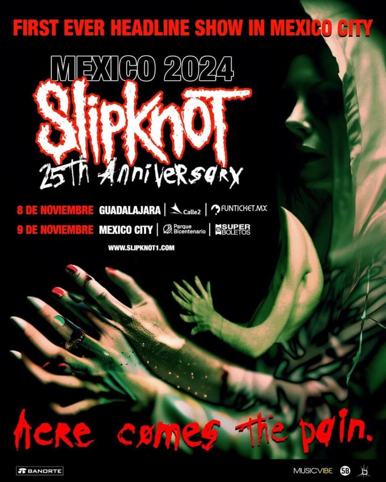 SLIPKNOT en México 2024, Guadalajara y CDMX