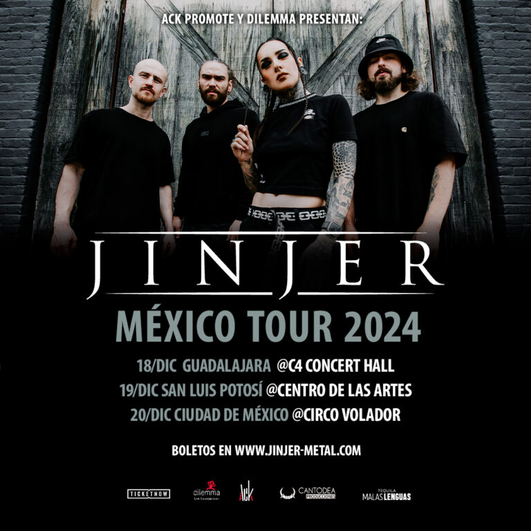 JINJER México Tour 2024