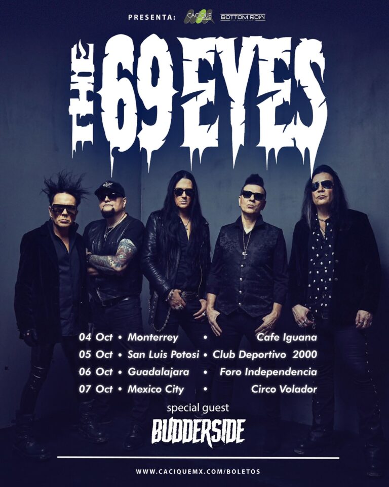 THE 69 EYES – Gira por México 2024