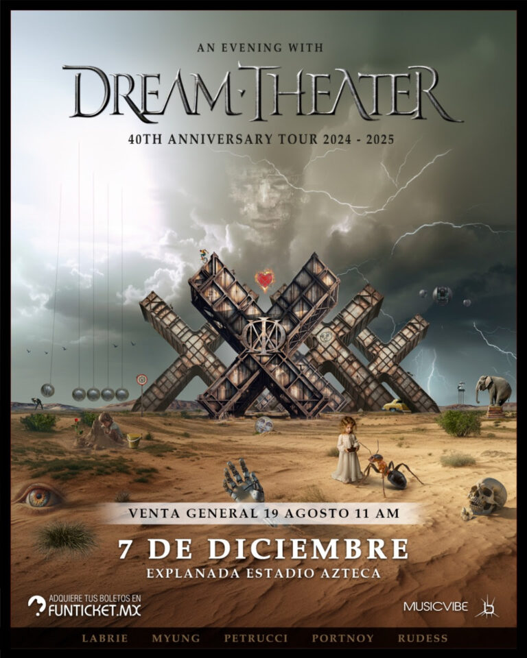 DREAM THEATER en México: 40th Anniversary Tour 2024 – 2025