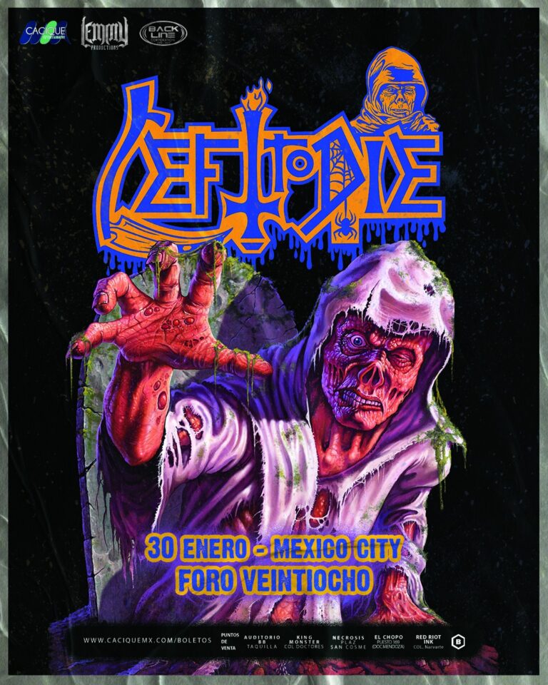 LEFT TO DIE en CDMX México 2025